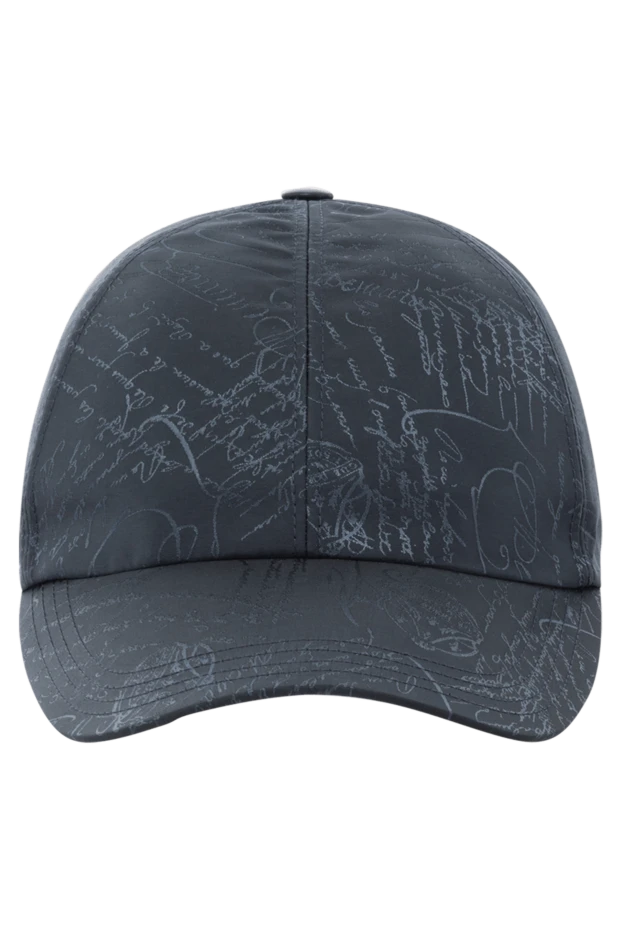 Berluti man blue men's cap made of polyamide купить с ценами и фото 179062 - photo 1