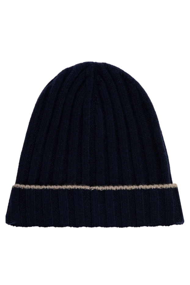 Ерлерге арналған көк кашемир қалпағы - фото 1