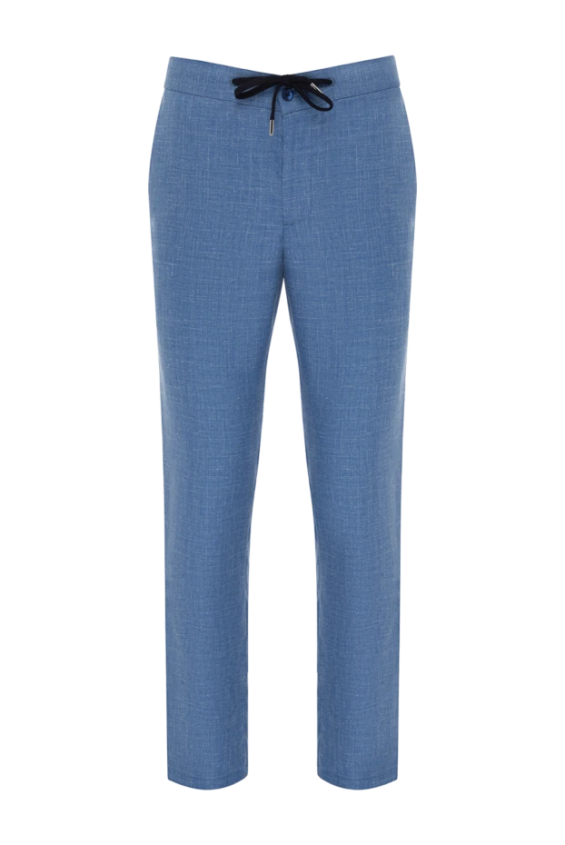 Cesare di Napoli man men's blue trousers купить с ценами и фото 179082 - photo 1