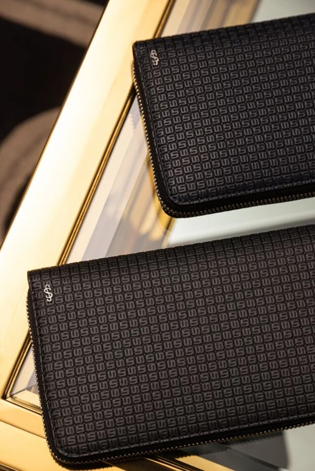 Stepan blue coated fabric zipper wallet - photo 2