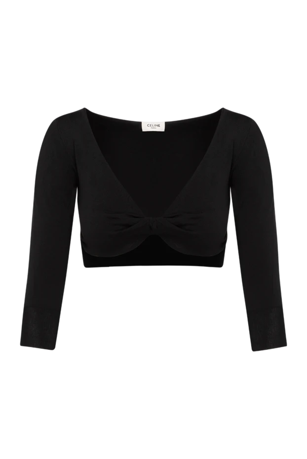 Celine woman women's black top купить с ценами и фото 179176 - photo 1