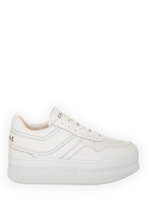 Celine woman white women's sneakers made of genuine leather купить с ценами и фото 179191 - photo 1