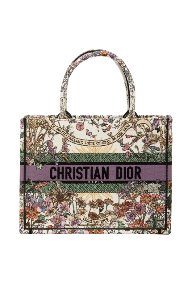 Dior woman women's purple textile bag купить с ценами и фото 179193 - photo 1