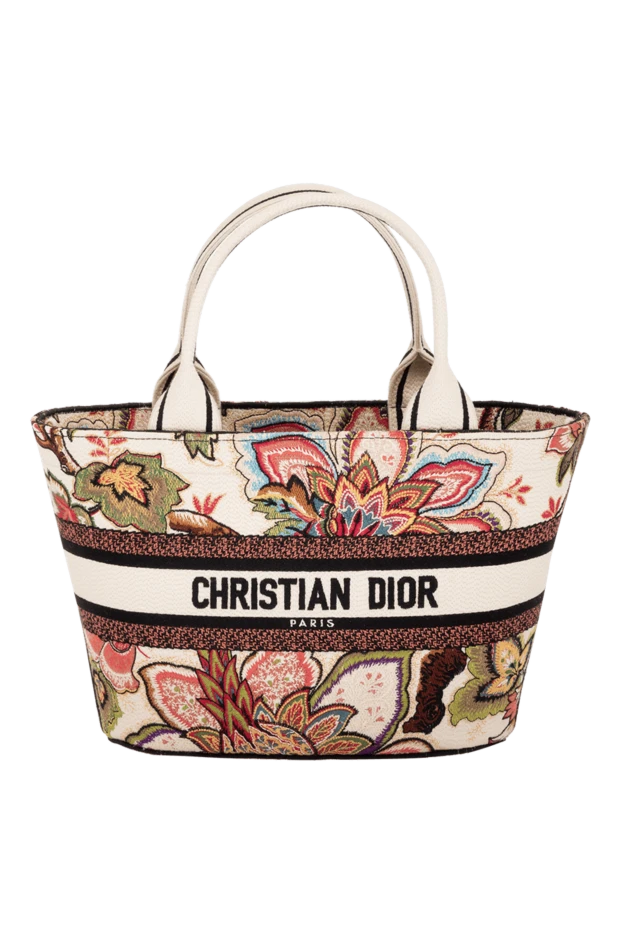 Dior woman white women's bag made of textile купить с ценами и фото 179194 - photo 1