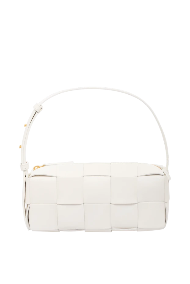 Bottega Veneta woman women's bag made of white lambskin купить с ценами и фото 179217 - photo 1