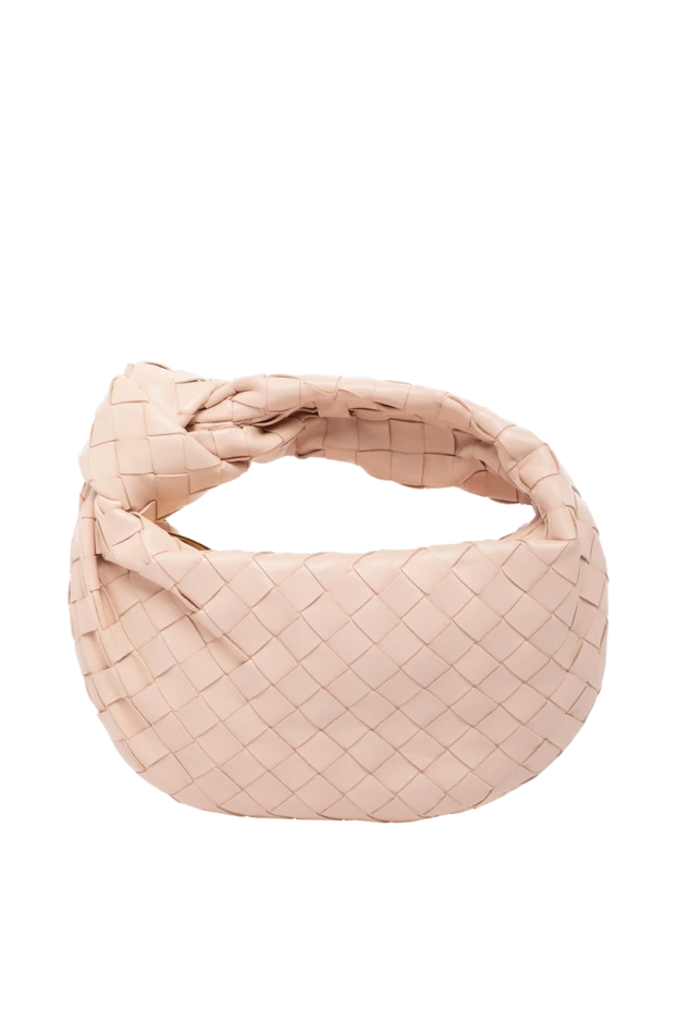 Bottega Veneta Әйелдер әйелдерге арналған қызғылт қозы терісінен жасалған сөмке купить с ценами и фото 179220 - фото 1