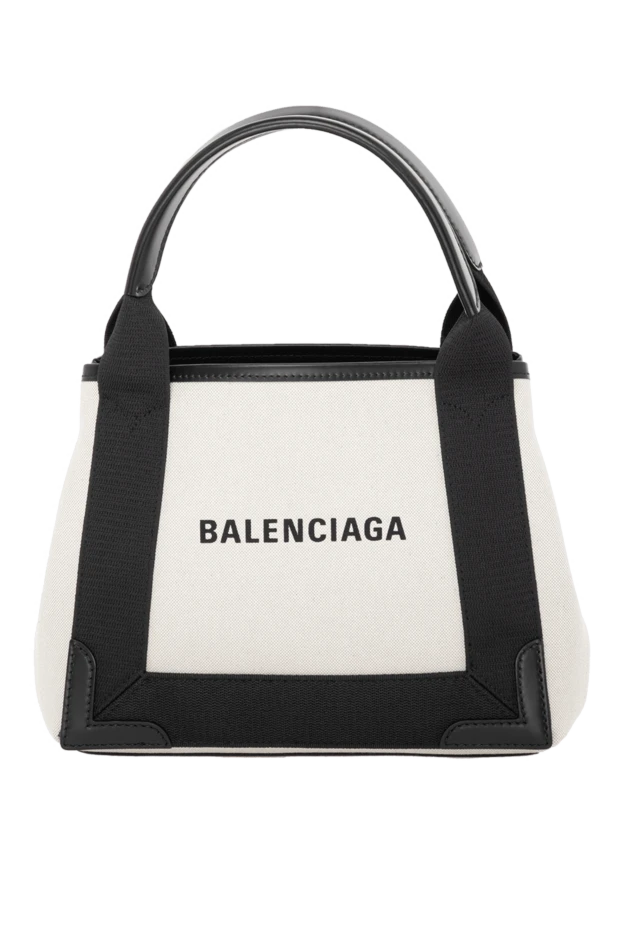 Balenciaga woman women's white textile bag купить с ценами и фото 179231 - photo 1