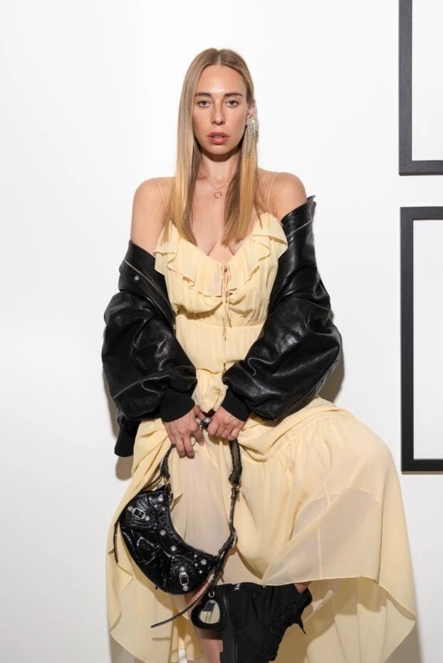 Balenciaga женская черная сумка через плечо le cagole xs  179238 - фото 2