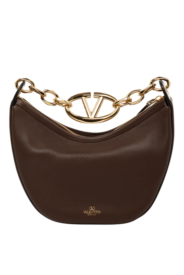 Valentino woman women's bag, brown, made of genuine leather купить с ценами и фото 179274 - photo 1