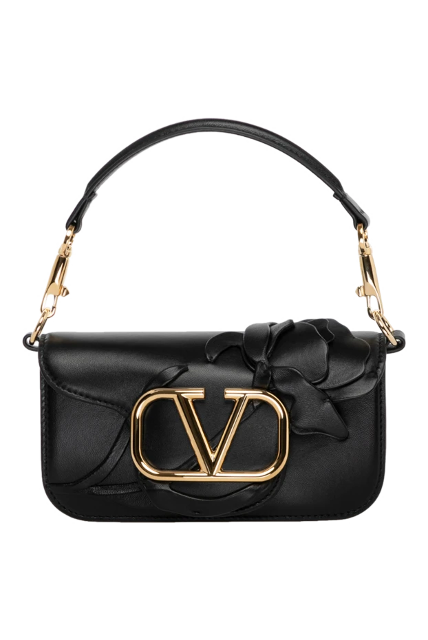 Valentino woman women's bag, black, made of genuine leather купить с ценами и фото 179276 - photo 1