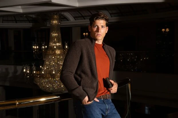 Loro Piana ерлерге арналған терракоталық жүннен тоқылған секіргіш
 179278 - фото 3