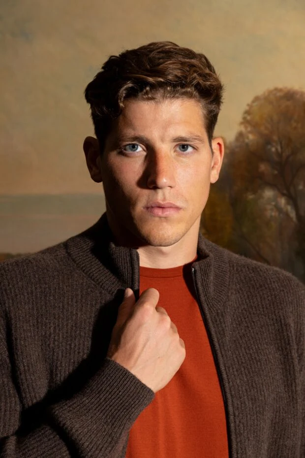 Loro Piana ерлерге арналған терракоталық жүннен тоқылған секіргіш
 179278 - фото 2