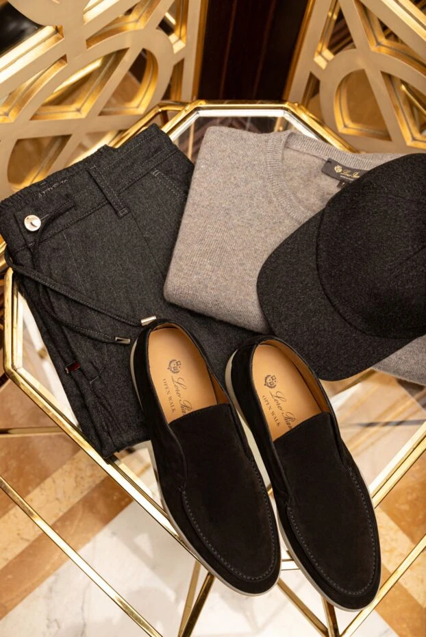 Кашемировый джемпер мужской базовый серого цвета
- фото 2