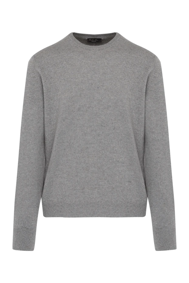 Loro Piana woman long sleeve men's gray cashmere jumper купить с ценами и фото 179286 - photo 1