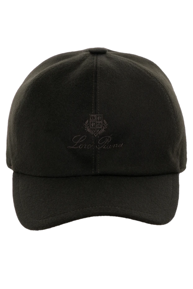 Loro Piana man men's black cashmere cap купить с ценами и фото 179308 - photo 1