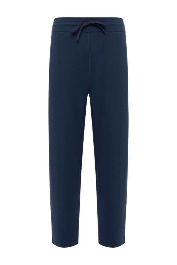 Loro Piana man men's blue cashmere trousers купить с ценами и фото 179310 - photo 1