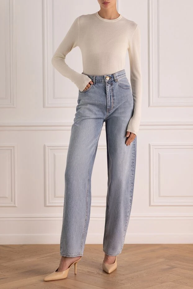 Zimmermann джинсы с завышенной талией и плавным расширением к низу
 179345 - фото 2