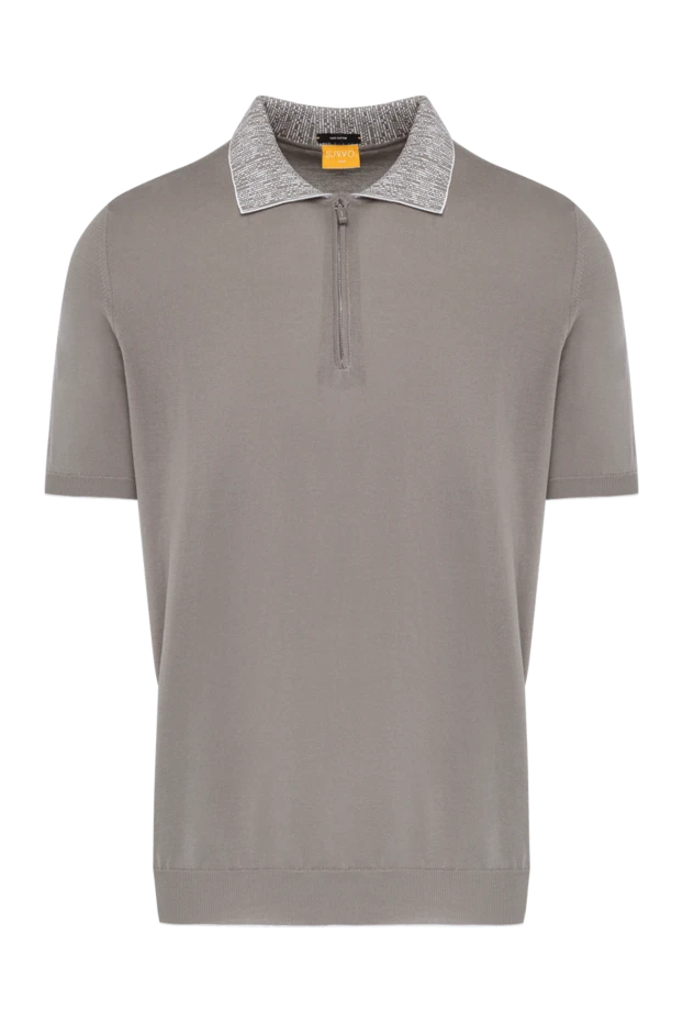 Svevo man men's beige cotton polo купить с ценами и фото 179400 - photo 1