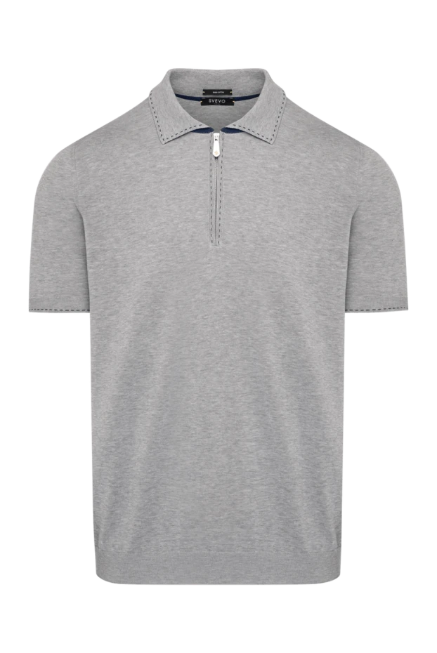 Svevo man men's gray cotton polo купить с ценами и фото 179401 - photo 1