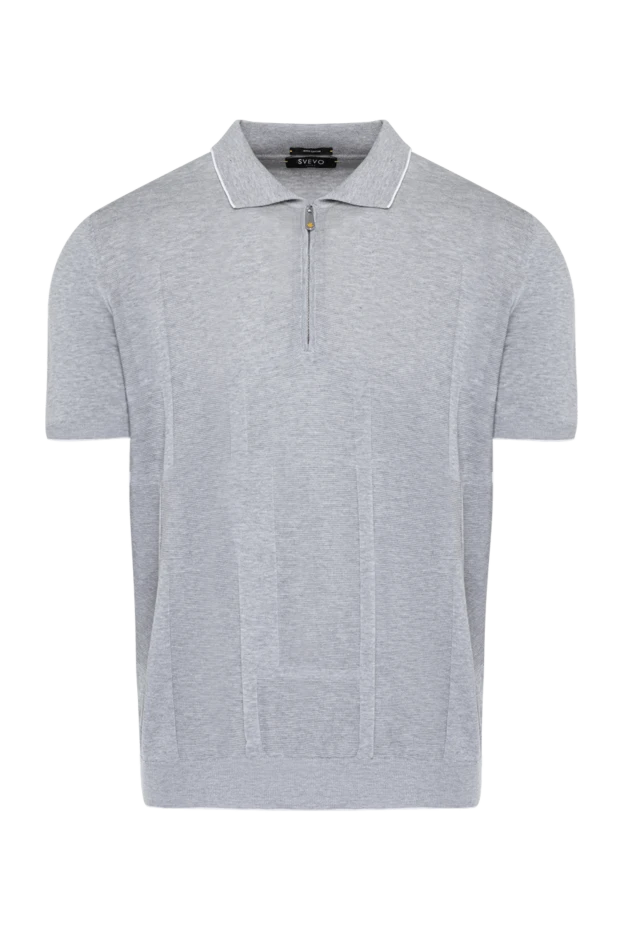 Svevo man men's gray cotton polo купить с ценами и фото 179402 - photo 1