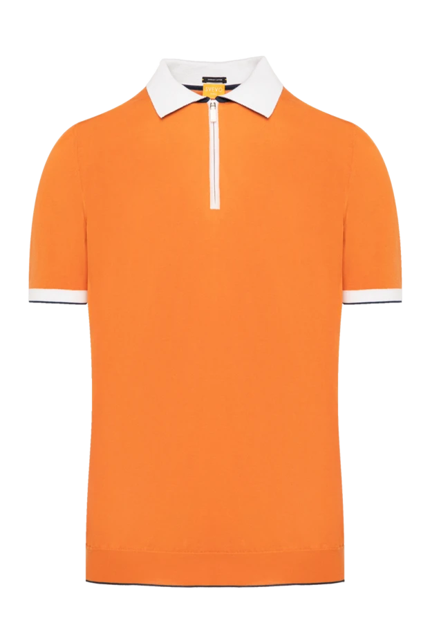 Svevo man men's orange cotton polo купить с ценами и фото 179420 - photo 1