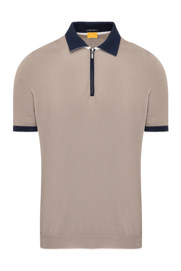 Svevo man men's beige cotton polo купить с ценами и фото 179423 - photo 1