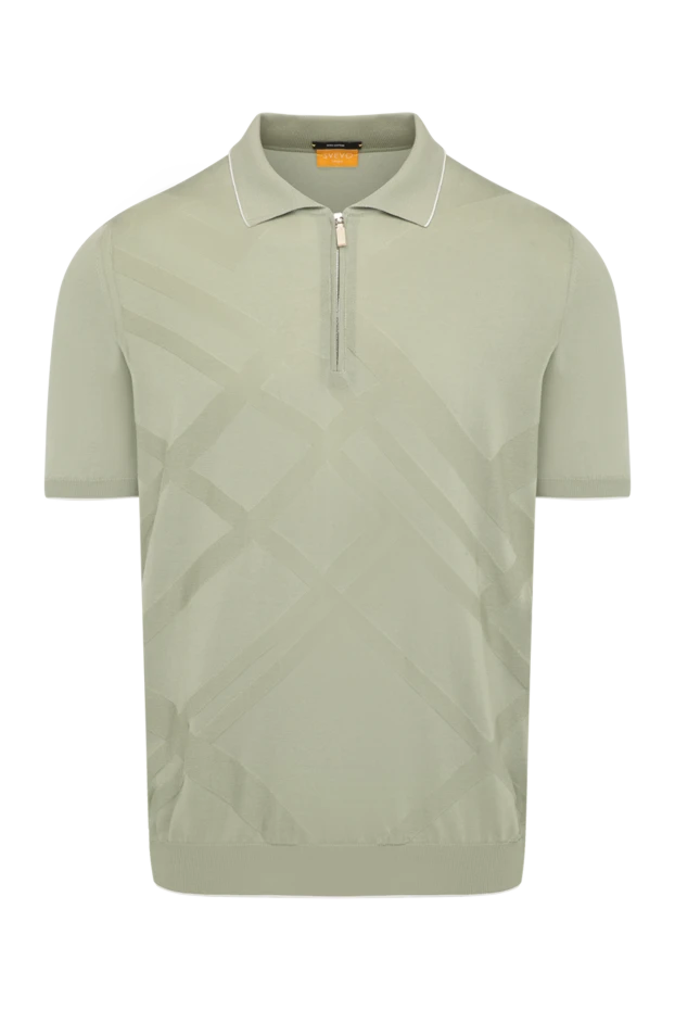 Svevo man men's green cotton polo купить с ценами и фото 179427 - photo 1