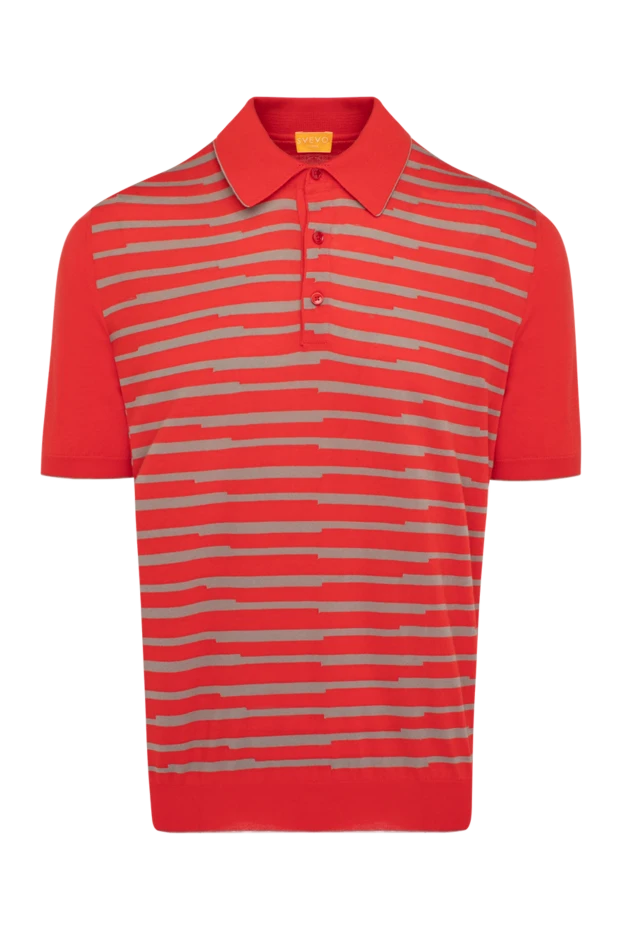 Svevo man men's red cotton polo купить с ценами и фото 179459 - photo 1