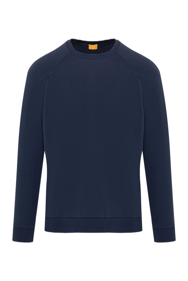 Svevo man men's blue sweatshirt made of cotton and polyamide купить с ценами и фото 179527 - photo 1