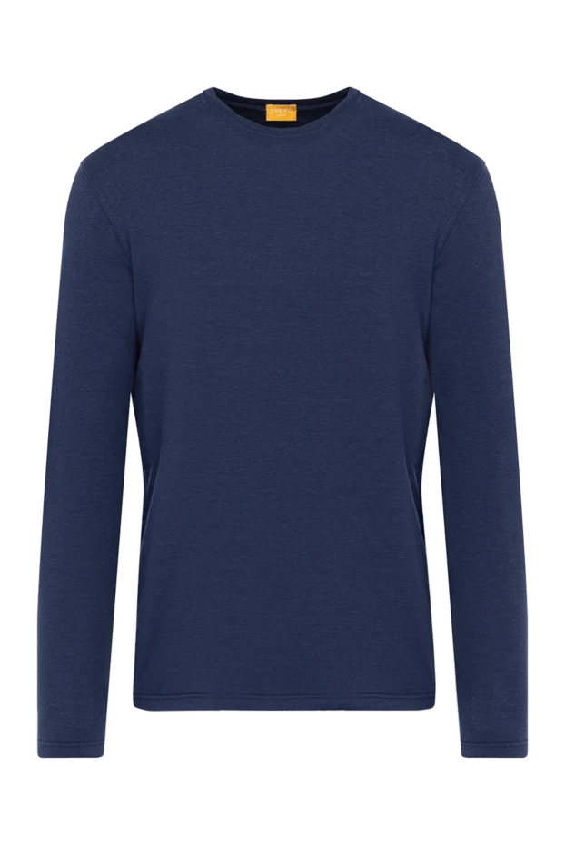 Svevo man men's blue long sleeve jumper made of linen and elastane купить с ценами и фото 179540 - photo 1