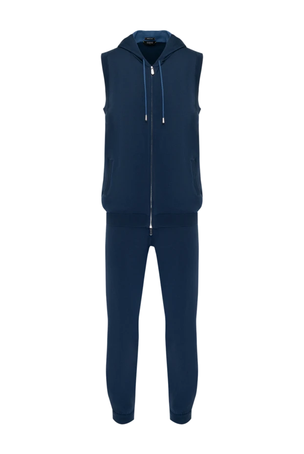 Svevo man blue walking suit made of cotton купить с ценами и фото 179545 - photo 1