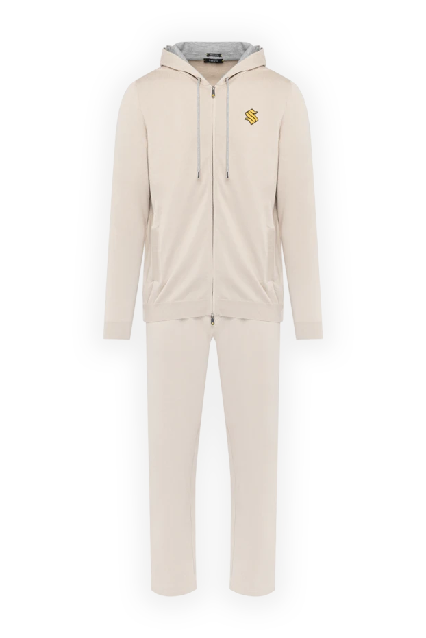 Svevo man beige cotton men's walking suit купить с ценами и фото 179546 - photo 1