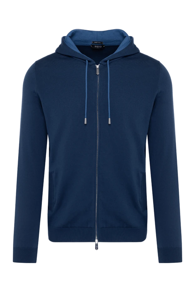 Svevo man men's sports jacket, blue, cotton купить с ценами и фото 179548 - photo 1