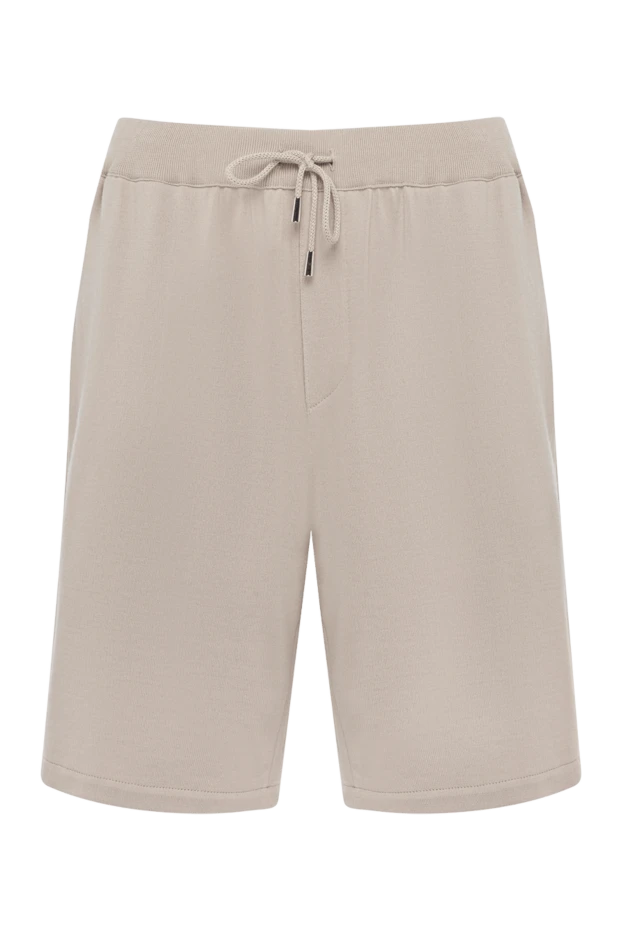 Svevo man men's beige cotton shorts купить с ценами и фото 179557 - photo 1