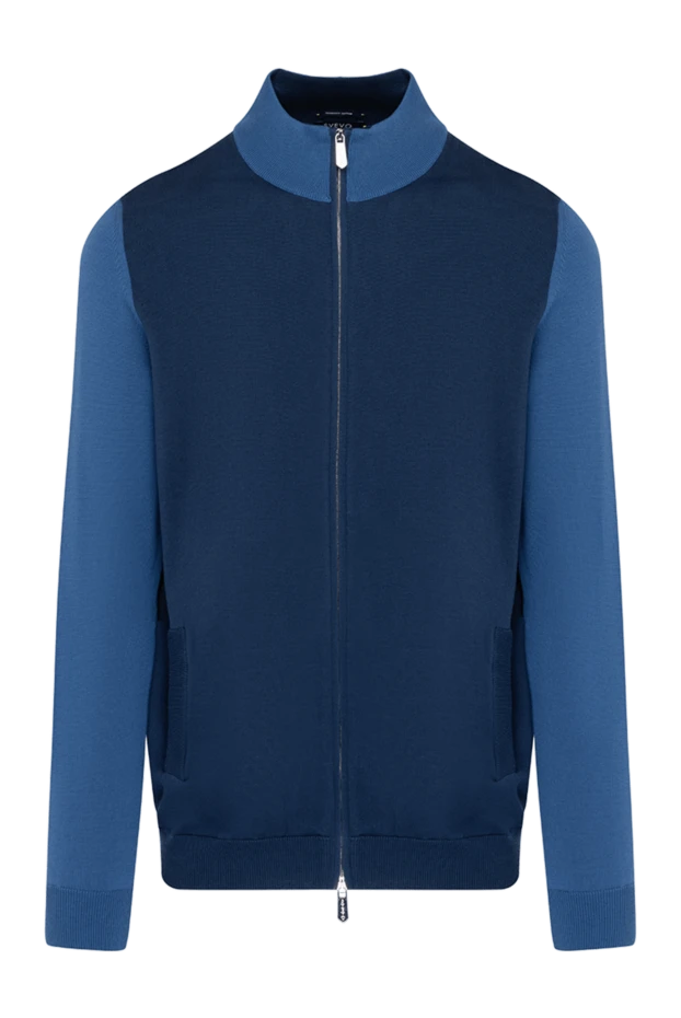 Svevo man men's blue cotton cardigan купить с ценами и фото 179563 - photo 1