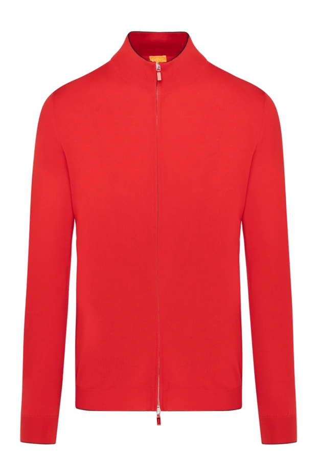 Svevo man men's red cotton cardigan купить с ценами и фото 179564 - photo 1