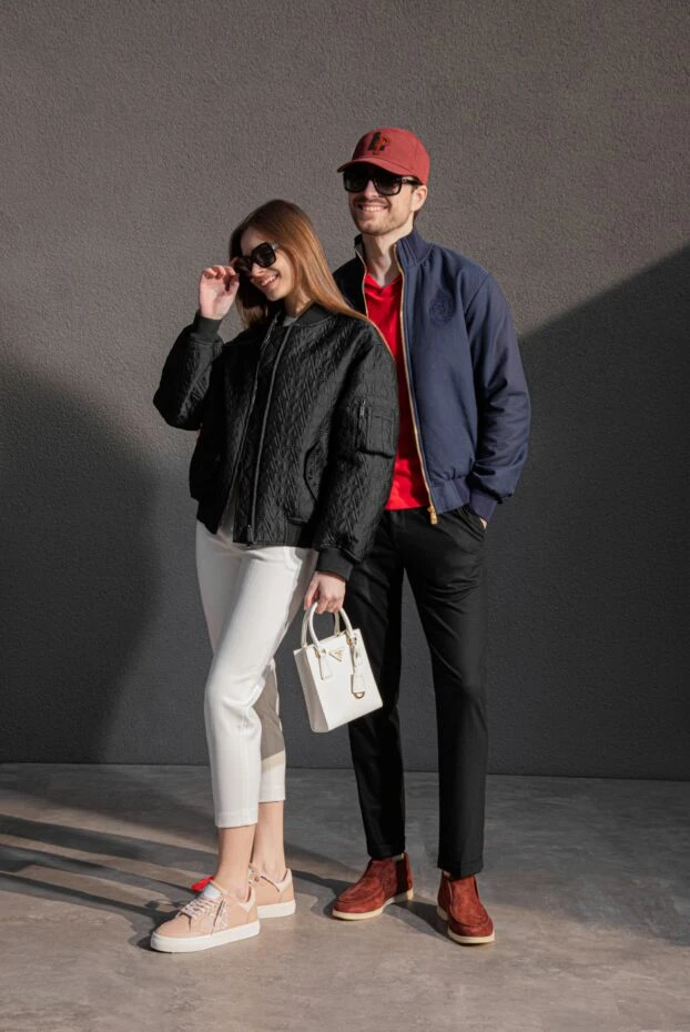 Svevo хлопковое поло красного цвета с воротником без застёжки 179580 - фото 2