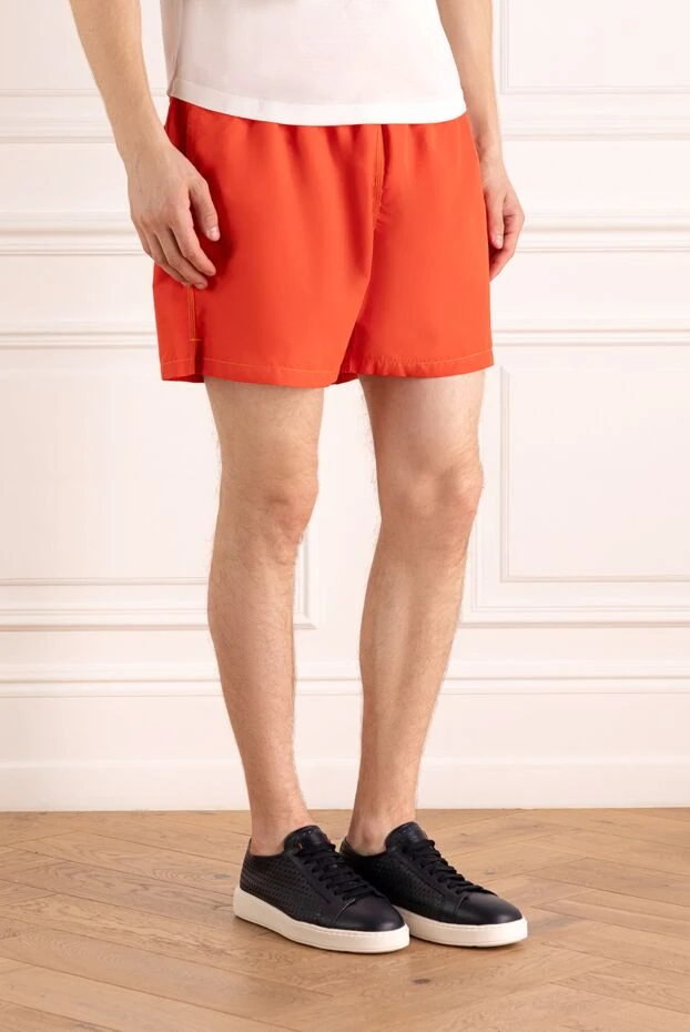 Svevo шорты пляжные мужские красные из полиэстера 179586 - фото 3