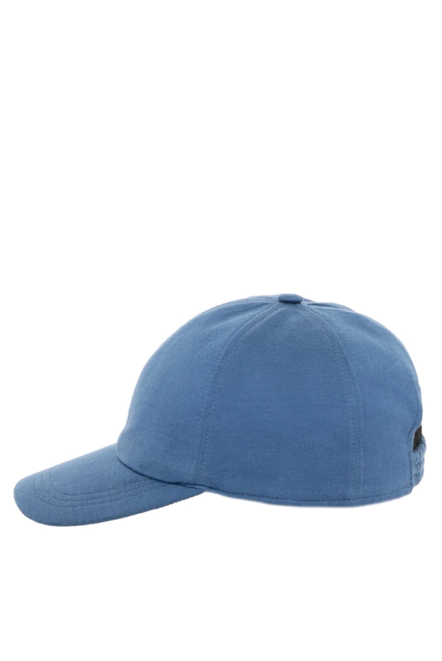 Svevo легкая хлопковая кепка голубая с классической посадкой 179591 - фото 3