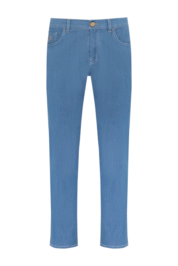 Scissor Scriptor man men's blue jeans made of cotton and polyurethane купить с ценами и фото 179608 - photo 1