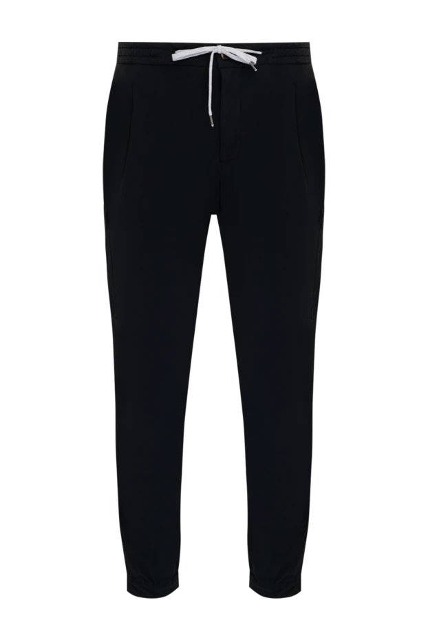 PT01 (Pantaloni Torino) man men's black trousers made of polyamide and elastane купить с ценами и фото 179622 - photo 1