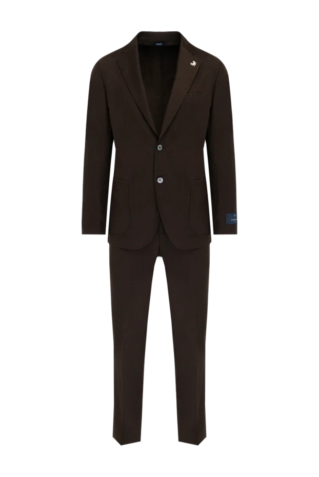 Tombolini man men's brown wool suit купить с ценами и фото 179629 - photo 1