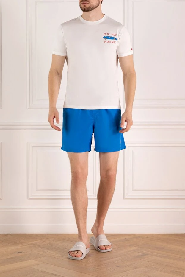 Loro Piana man men's blue polyester beach shorts купить с ценами и фото 179663 - photo 2