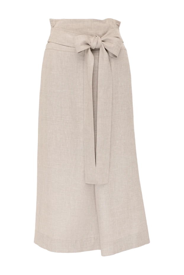 Loro Piana woman beige maxi skirt купить с ценами и фото 179685 - photo 1