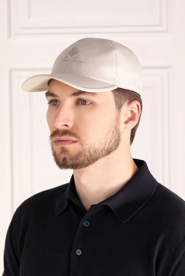 Loro Piana man men's gray polyester cap купить с ценами и фото 179693 - photo 2