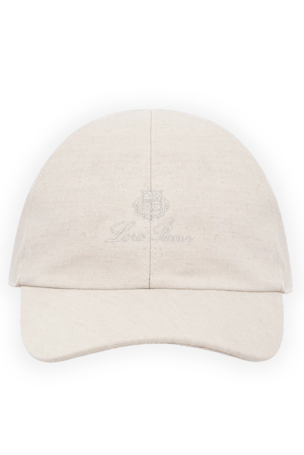 Loro Piana man beige cap made of cotton and linen купить с ценами и фото 179701 - photo 1