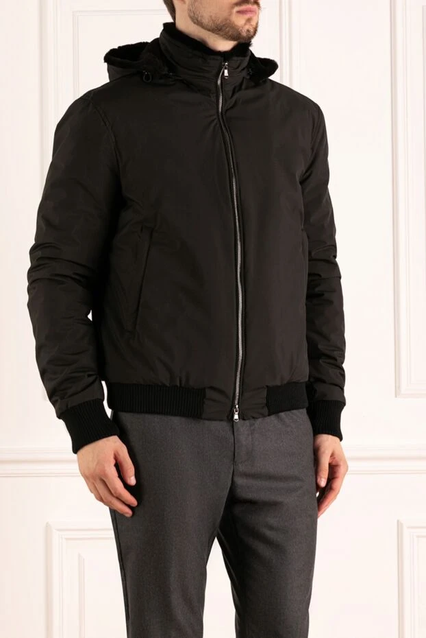 Barba Napoli men's fur jacket black 179712 - photo 3