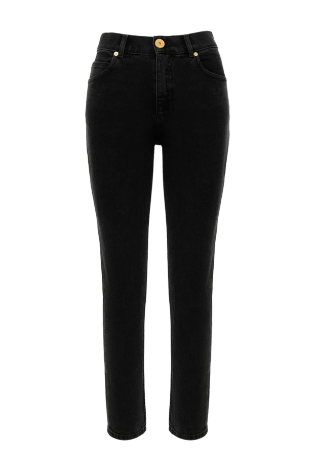 Balmain woman women's black jeans made of cotton and elastane купить с ценами и фото 179750 - photo 1