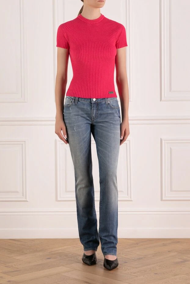 Balmain woman women's pink wool top купить с ценами и фото 179823 - photo 2