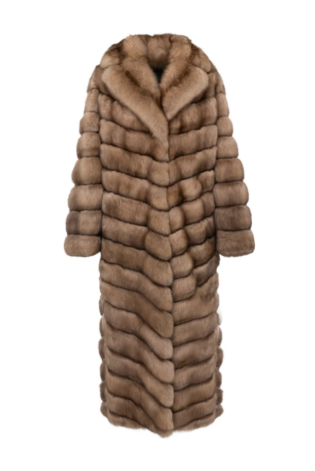 Giorgio Magnani woman women's beige sable fur coat купить с ценами и фото 179845 - photo 1